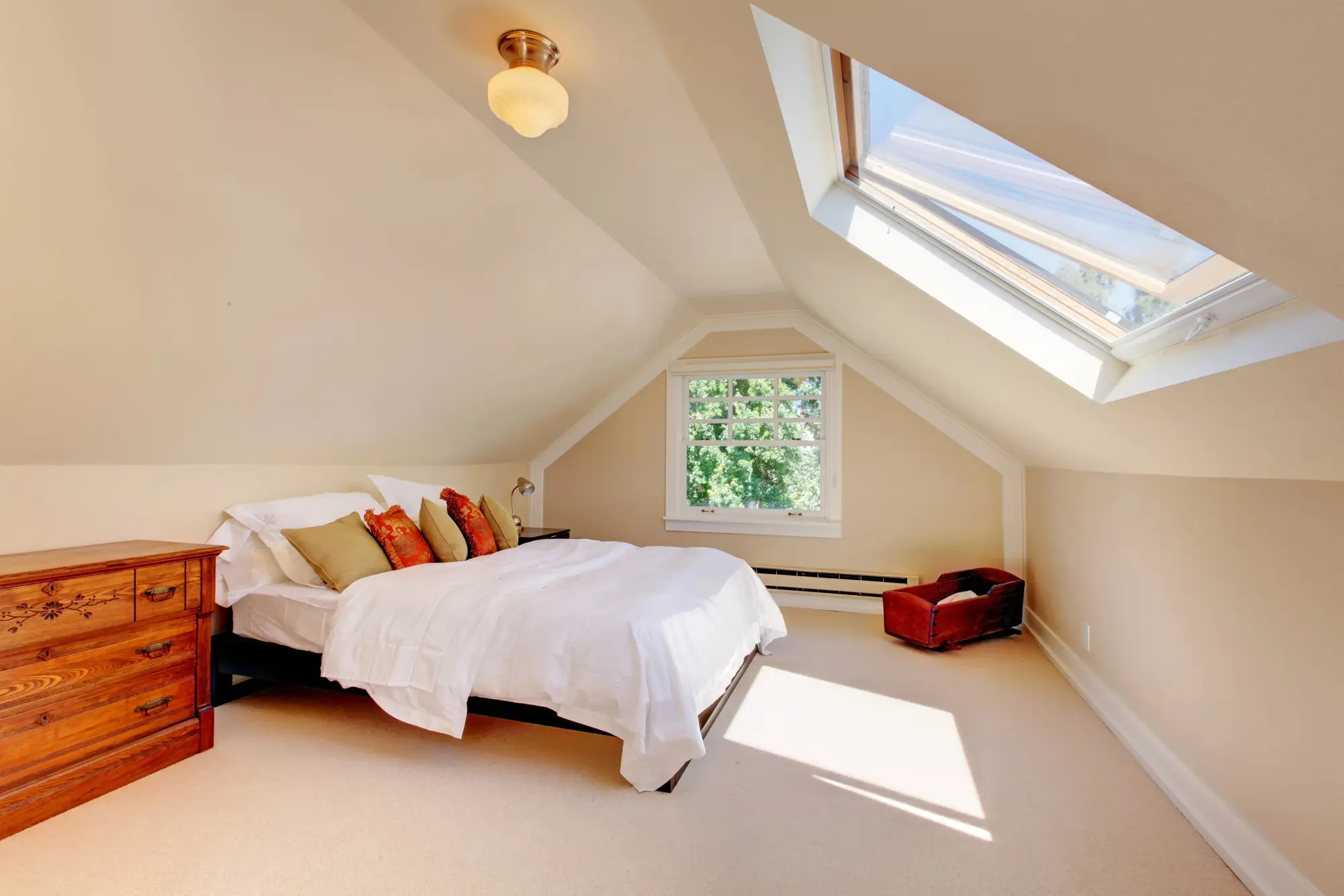 Attic bedroom