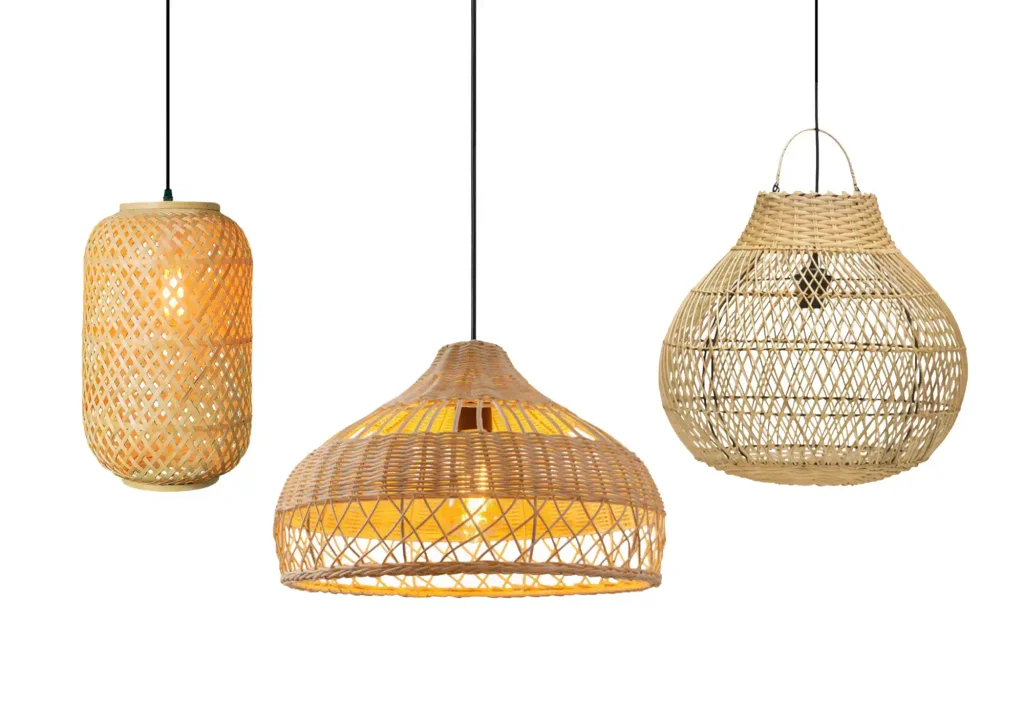 Rattan Pendant Lights for Kitchen Island