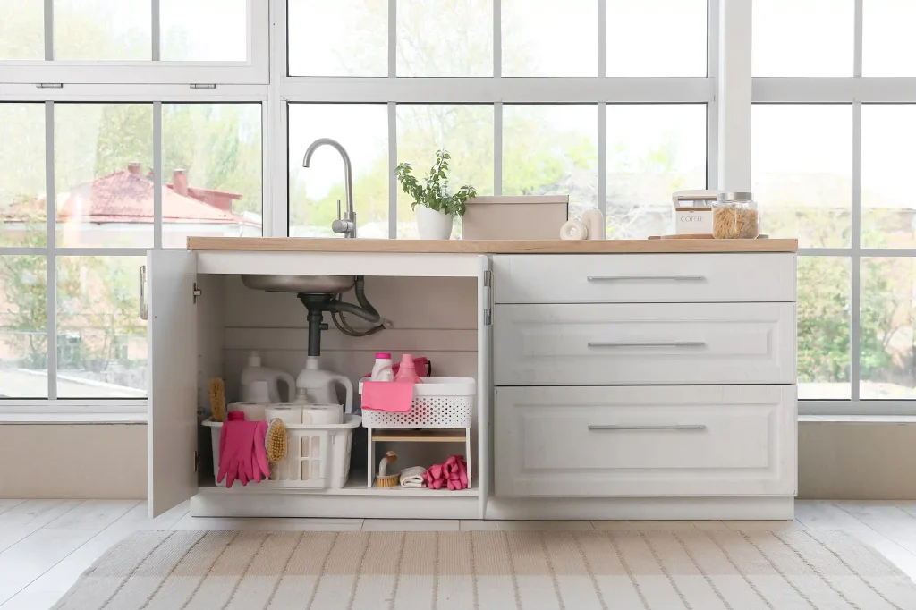 Under Kitchen Sink Storage